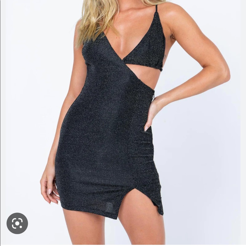 Princess Polly Kamala Mini Dress Black